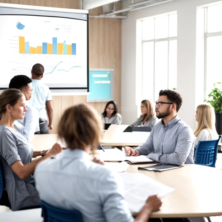 Professional upskilling class in progress